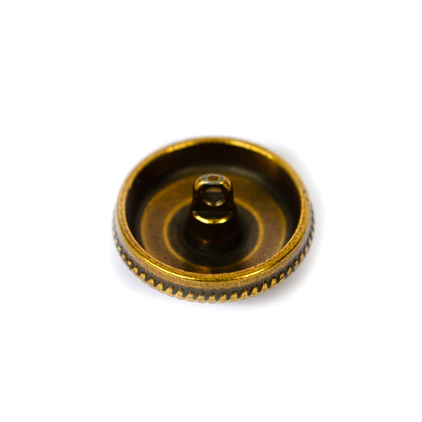 Designer Initials Bronze Colour Metal Button . 3 Sizes