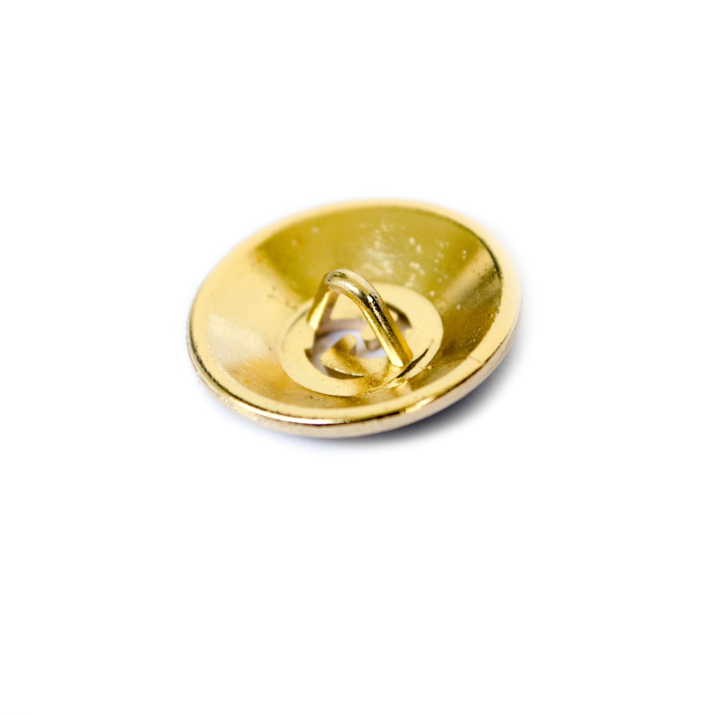 Designer Initials Gold Colour Metal Button . 5 Colours