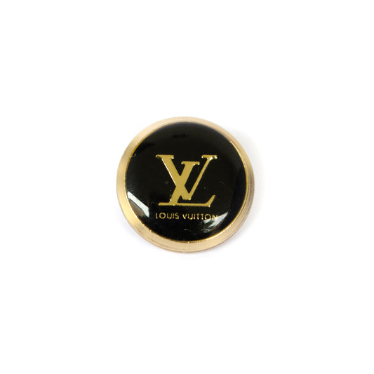 Initials Gold Colour Metal Button . 2 Colours