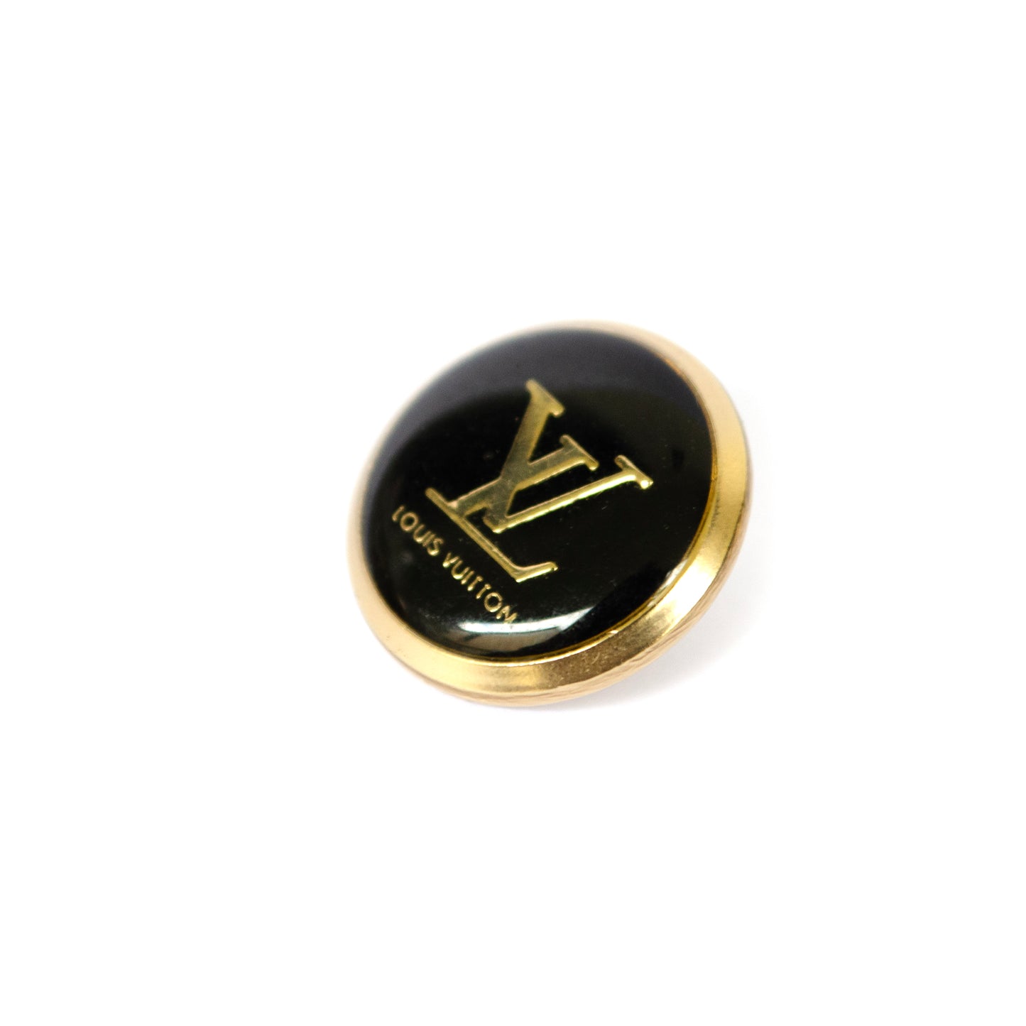 Initials Gold Colour Metal Button . 2 Colours