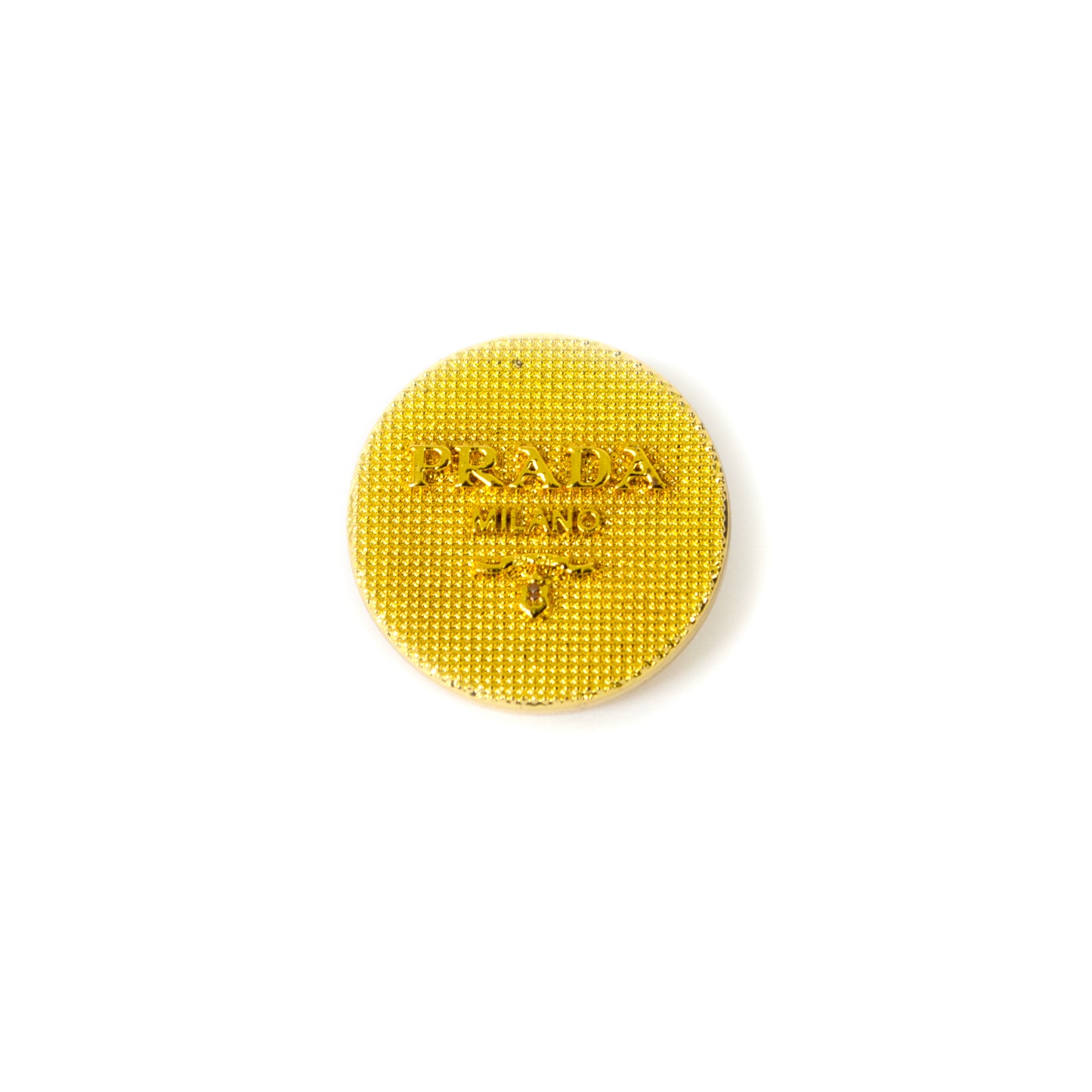 Designer Gold Colour Metal Button . 2 Sizes