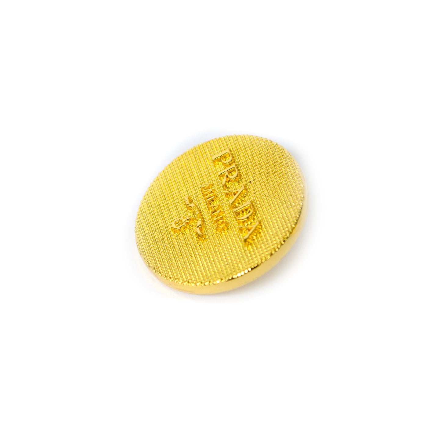 Designer Gold Colour Metal Button . 2 Sizes