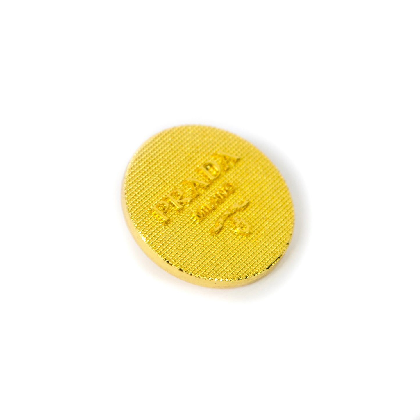 Designer Gold Colour Metal Button . 2 Sizes