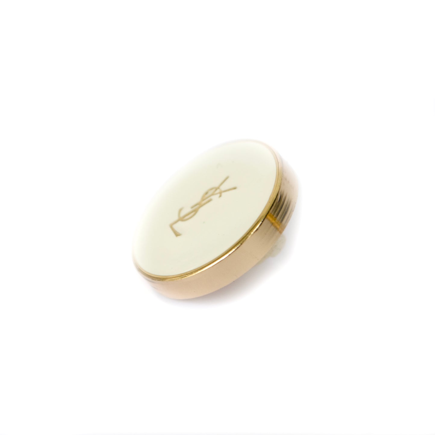 Designer Initials WhiteGold Colour Metal Button . 2 Sizes