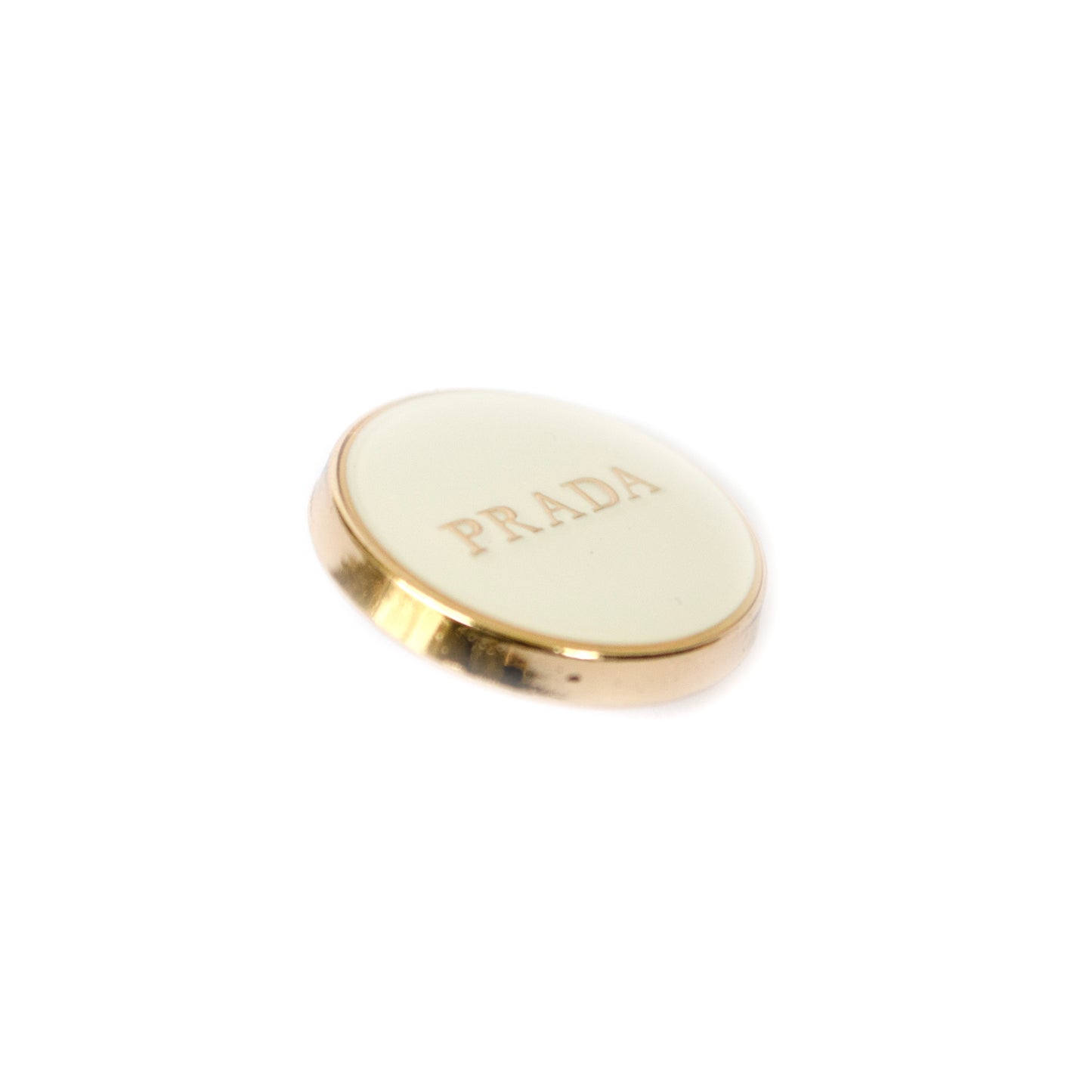 Designer  White Gold Colour Metal Button . 2 Sizes