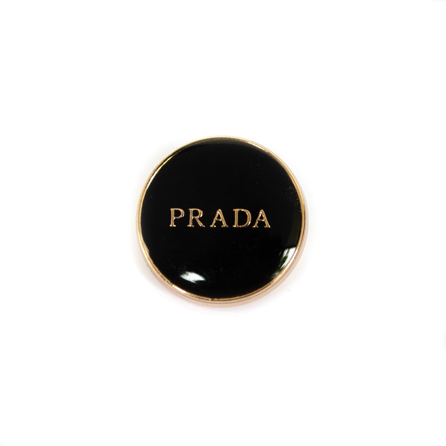 Designer  Black Gold Colour Metal Button . 2 Sizes