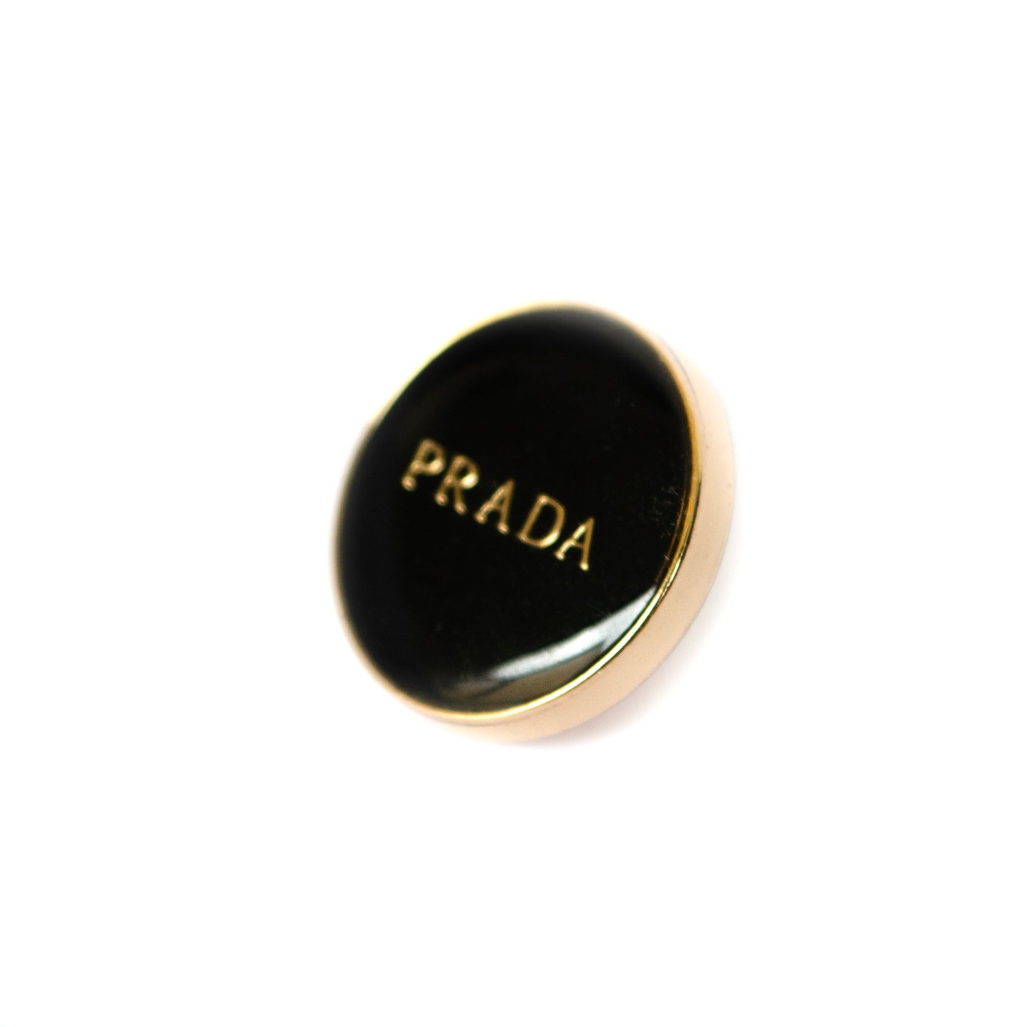 Designer  Black Gold Colour Metal Button . 2 Sizes