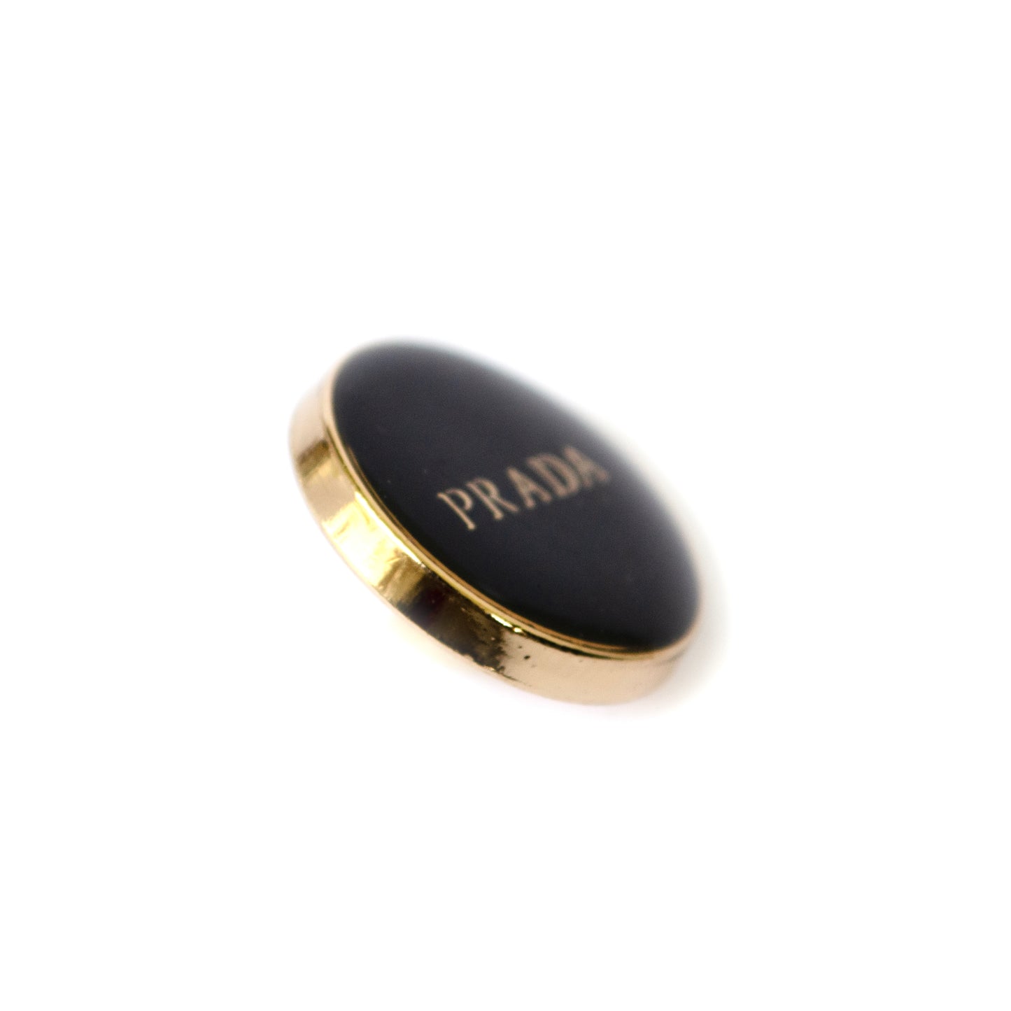Designer  Black Gold Colour Metal Button . 2 Sizes