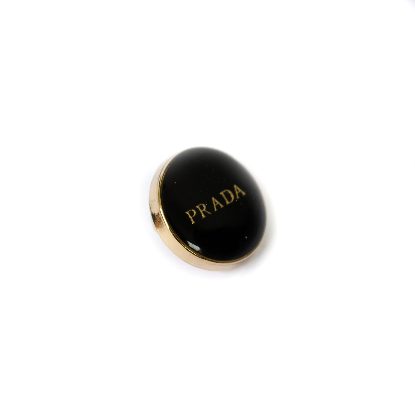 Designer  Black Gold Colour Metal Button . 2 Sizes