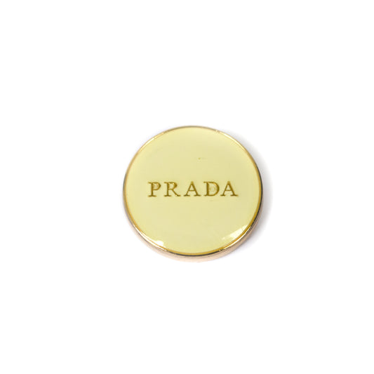 Designer  Cream Off White Gold Colour Metal Button . 2 Sizes