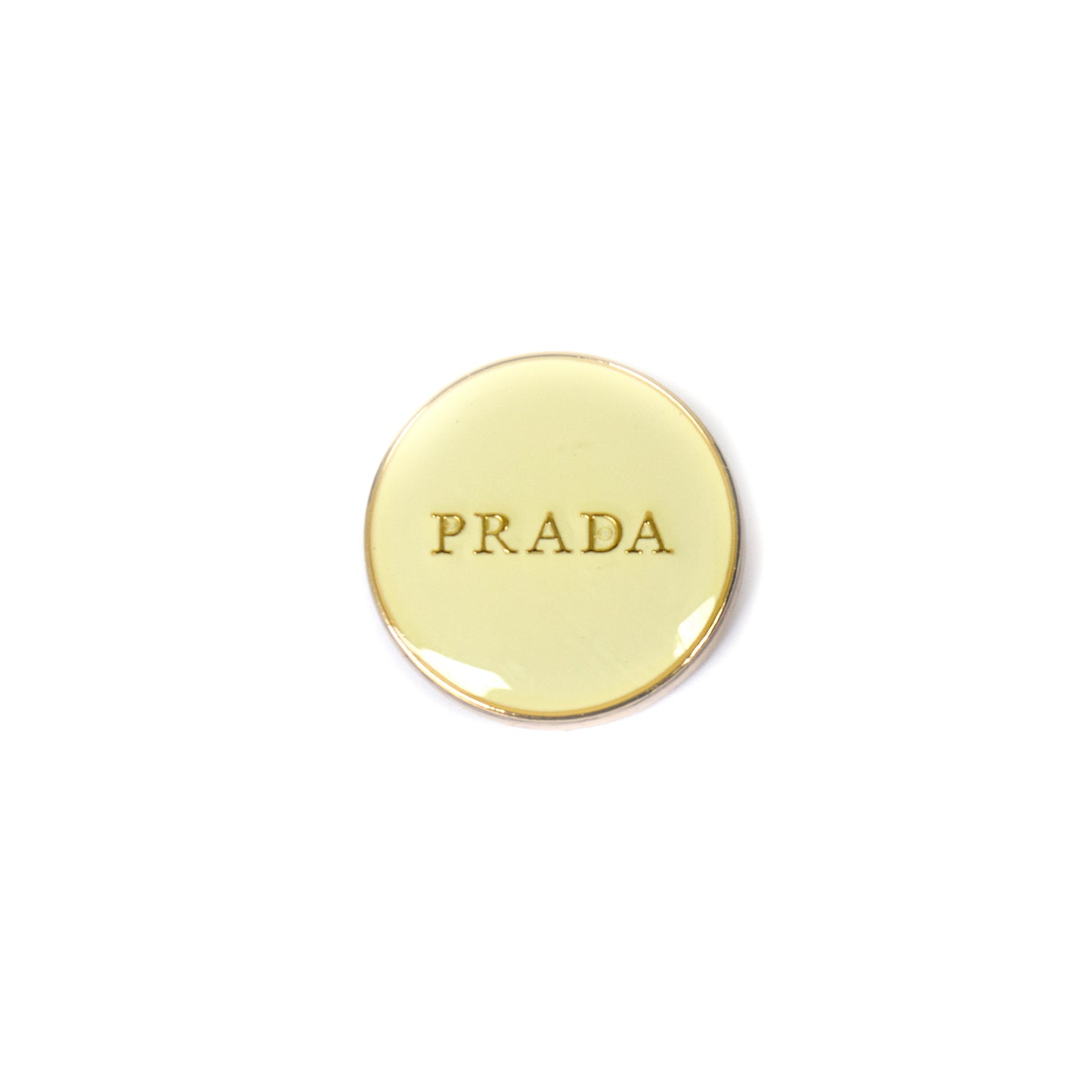 Designer  Cream Off White Gold Colour Metal Button . 2 Sizes