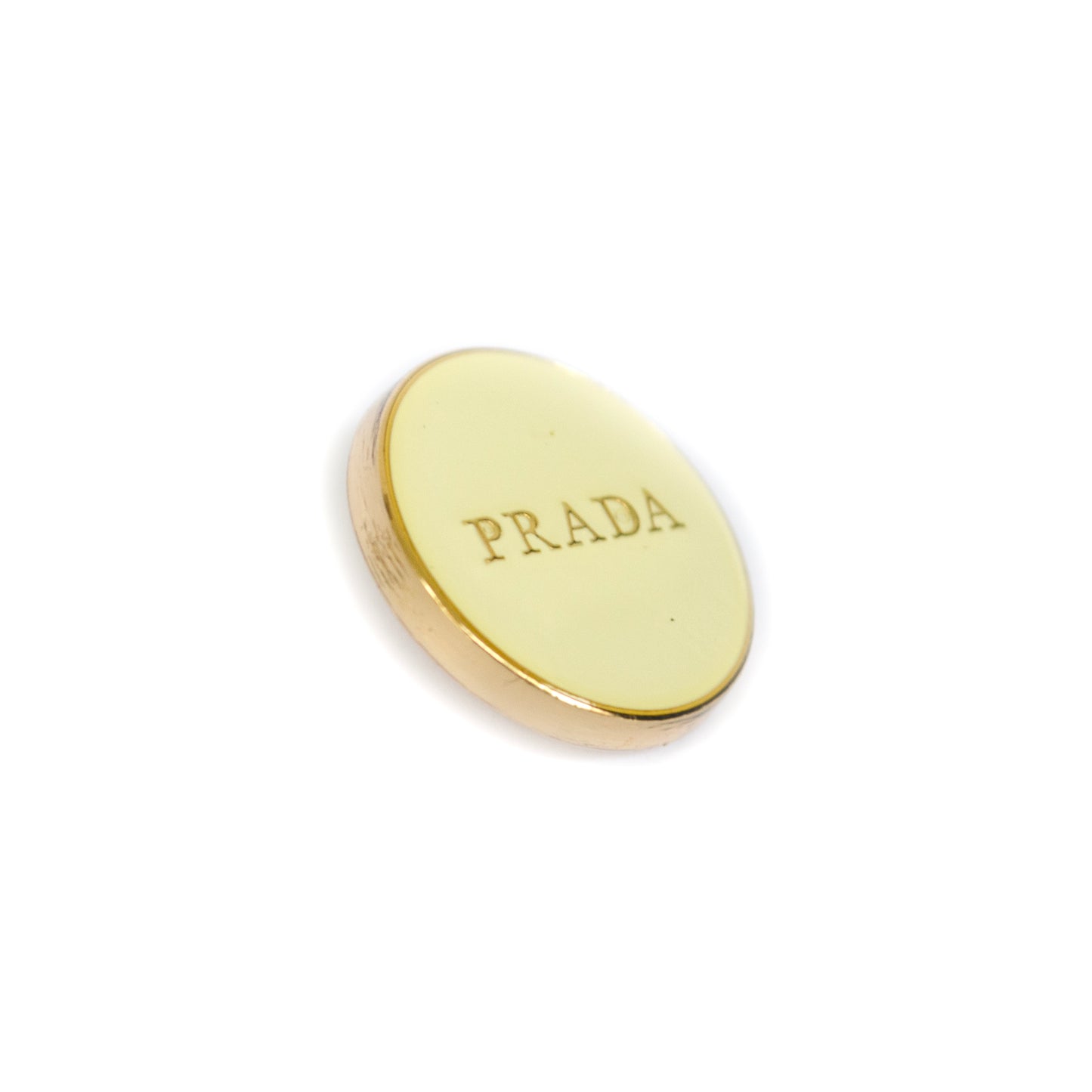 Designer  Cream Off White Gold Colour Metal Button . 2 Sizes