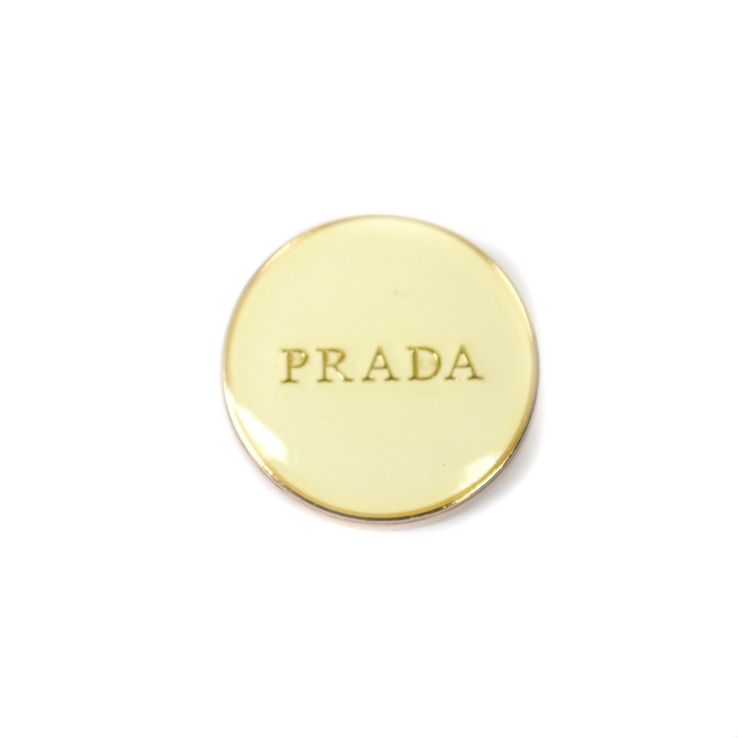 Designer  Cream Off White Gold Colour Metal Button . 2 Sizes