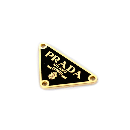Gold Metal Triangle Tag. 2 Colours