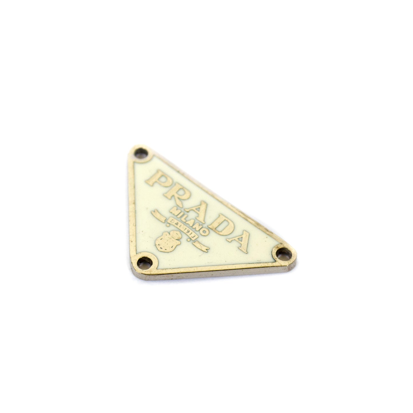 Gold Metal Triangle Tag. 2 Colours