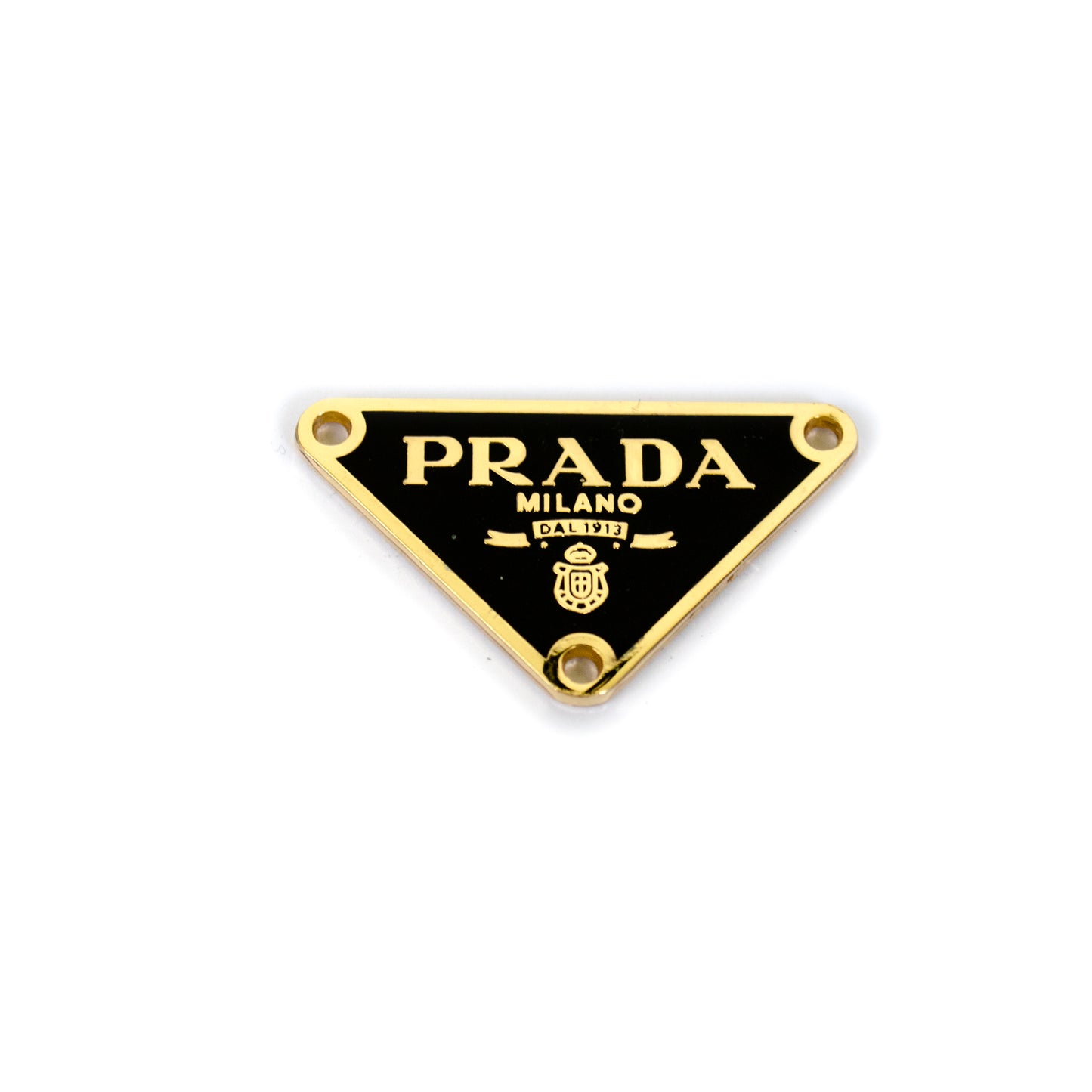 Gold Metal Triangle Tag. 2 Colours