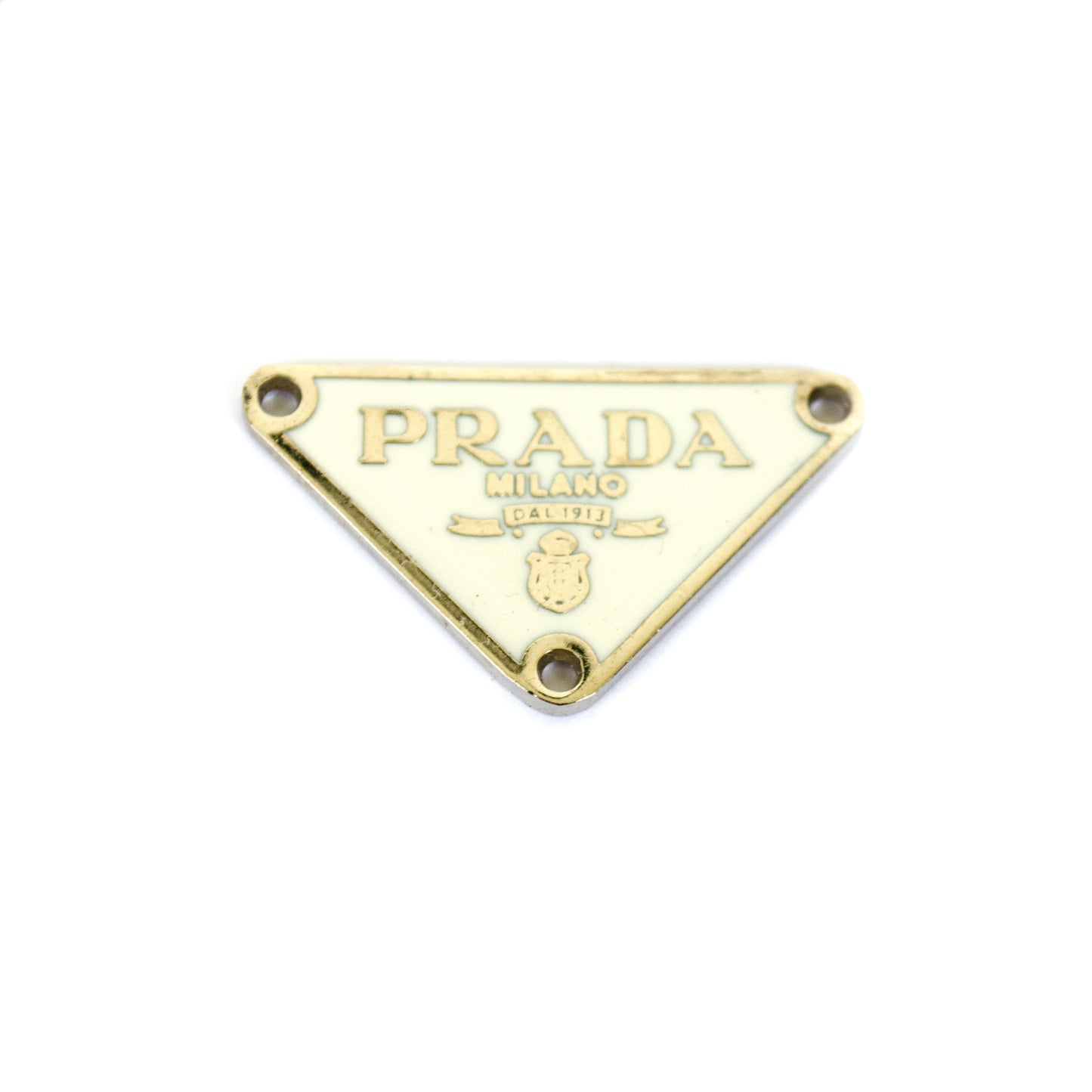 Gold Metal Triangle Tag. 2 Colours