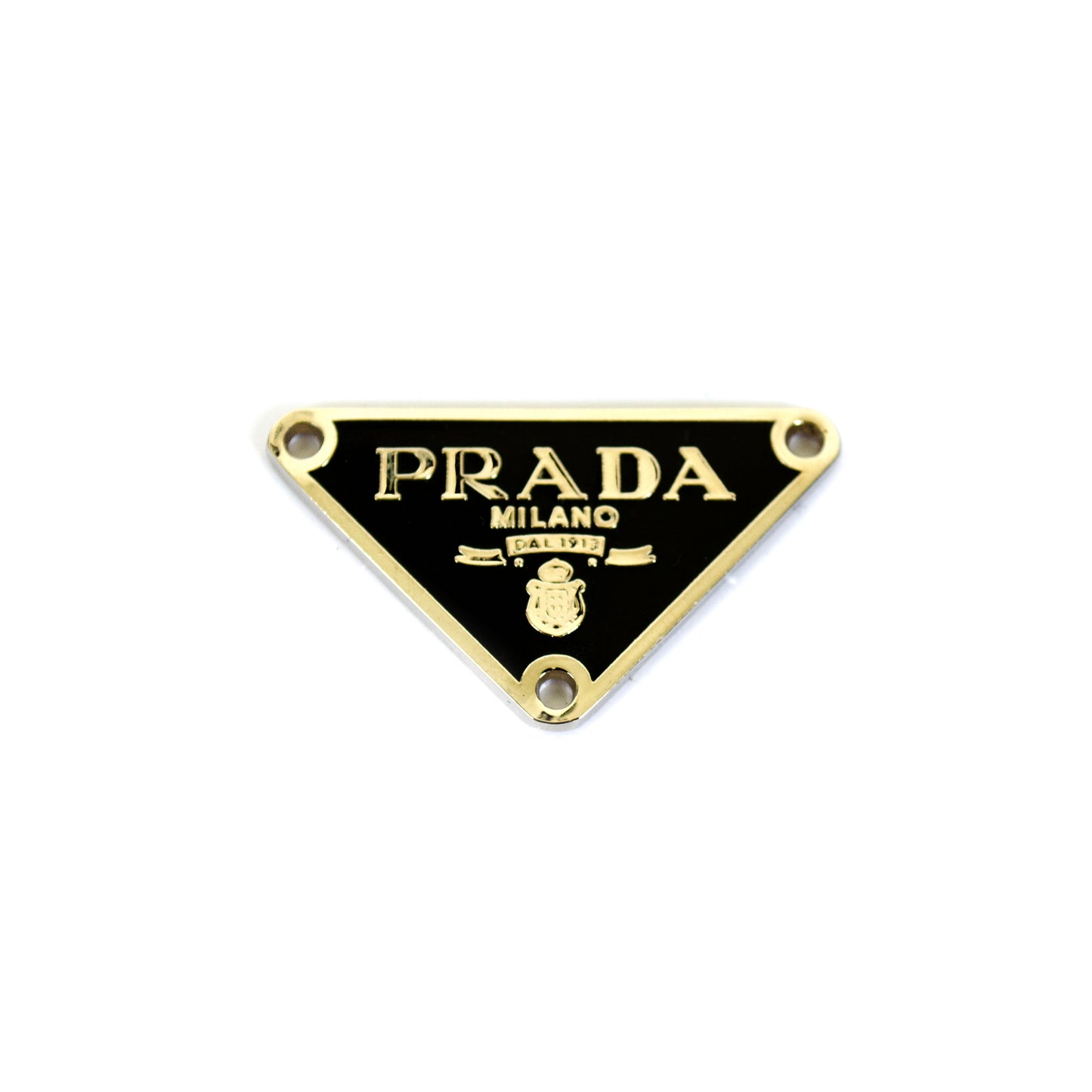 Gold Metal Triangle Tag. 2 Colours