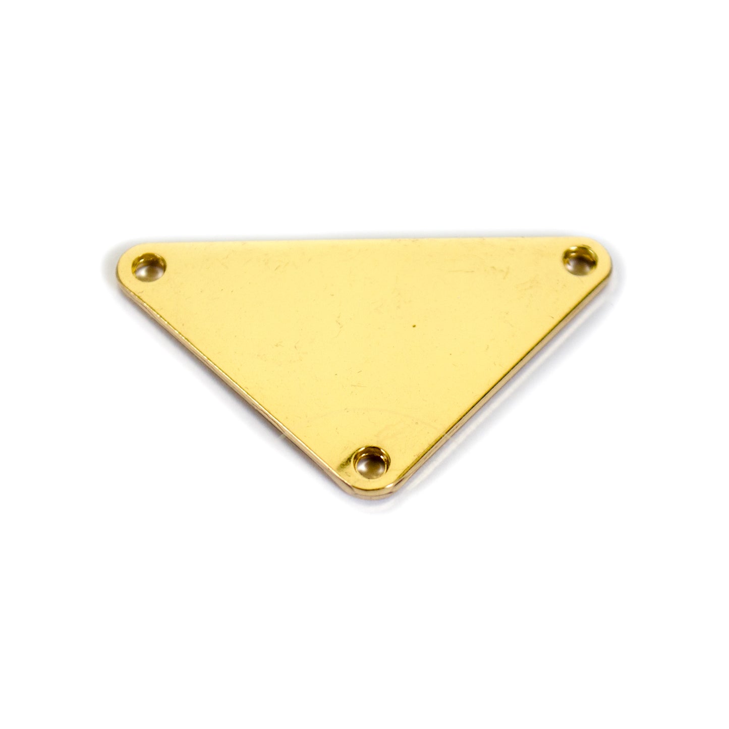 Gold Metal Triangle Tag. 2 Colours