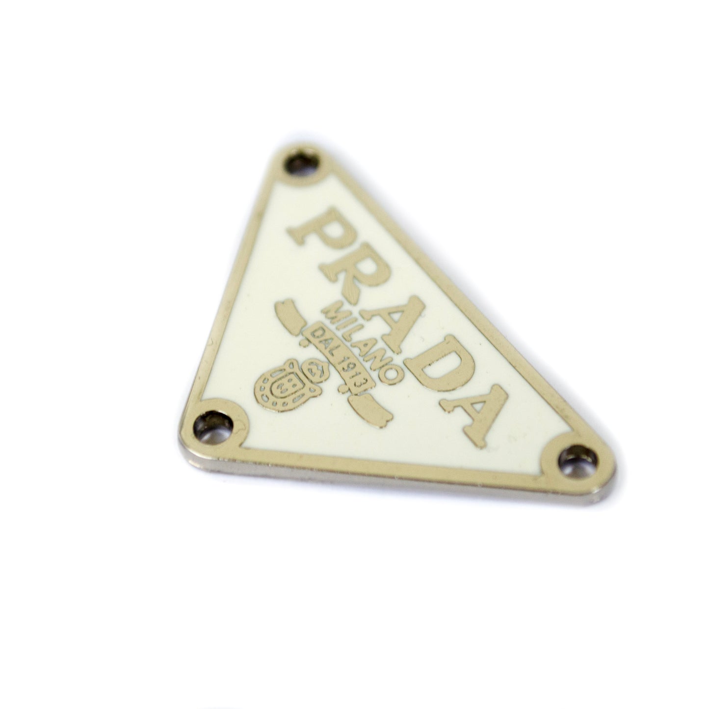 Silver Metal Triangle Tag. 2 Colours