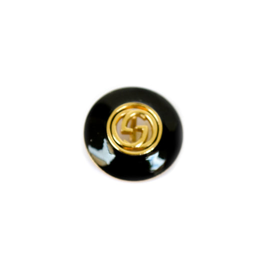 Designer Initials Gold Colour Metal Button . 5 Colours