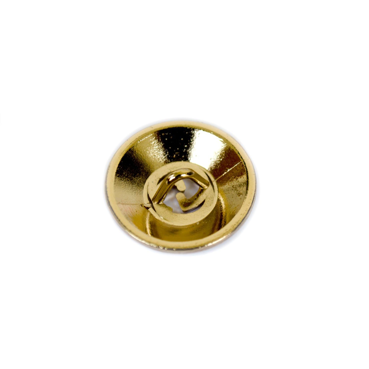 Designer Initials Gold Colour Metal Button . 5 Colours
