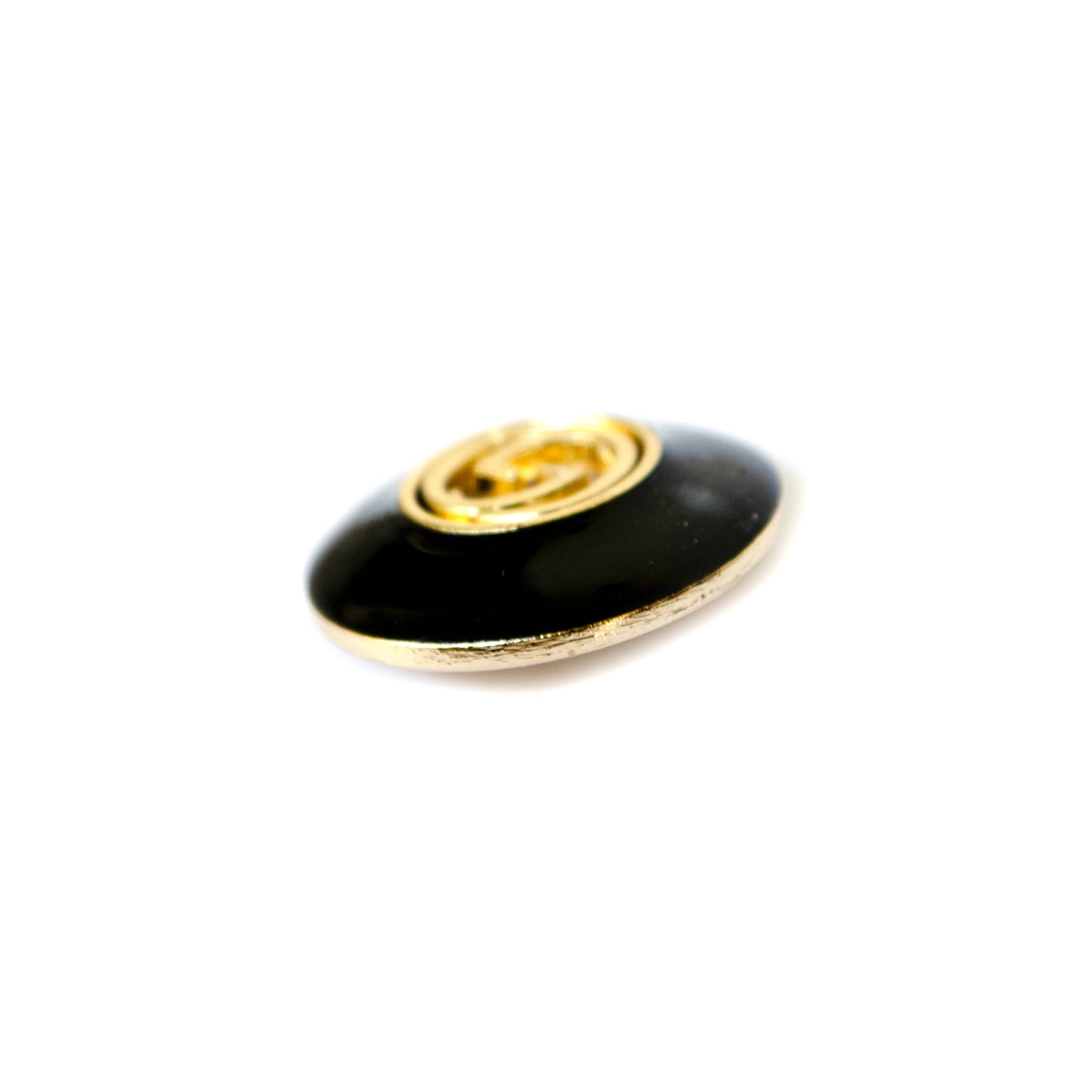 Designer Initials Gold Colour Metal Button . 5 Colours