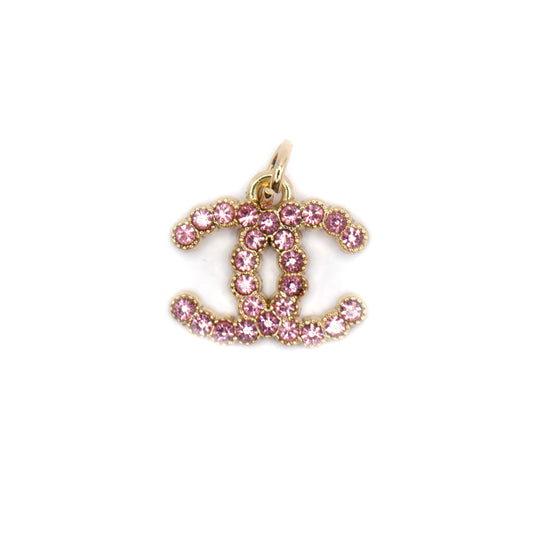 Designer CC Initials  Pendant  Pink 18 mm