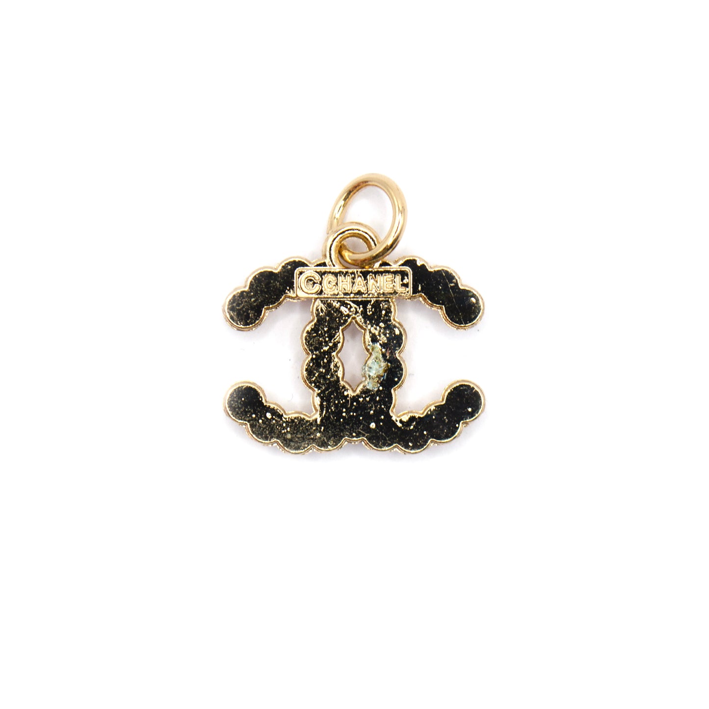 Designer CC Initials  Pendant  Pink 18 mm