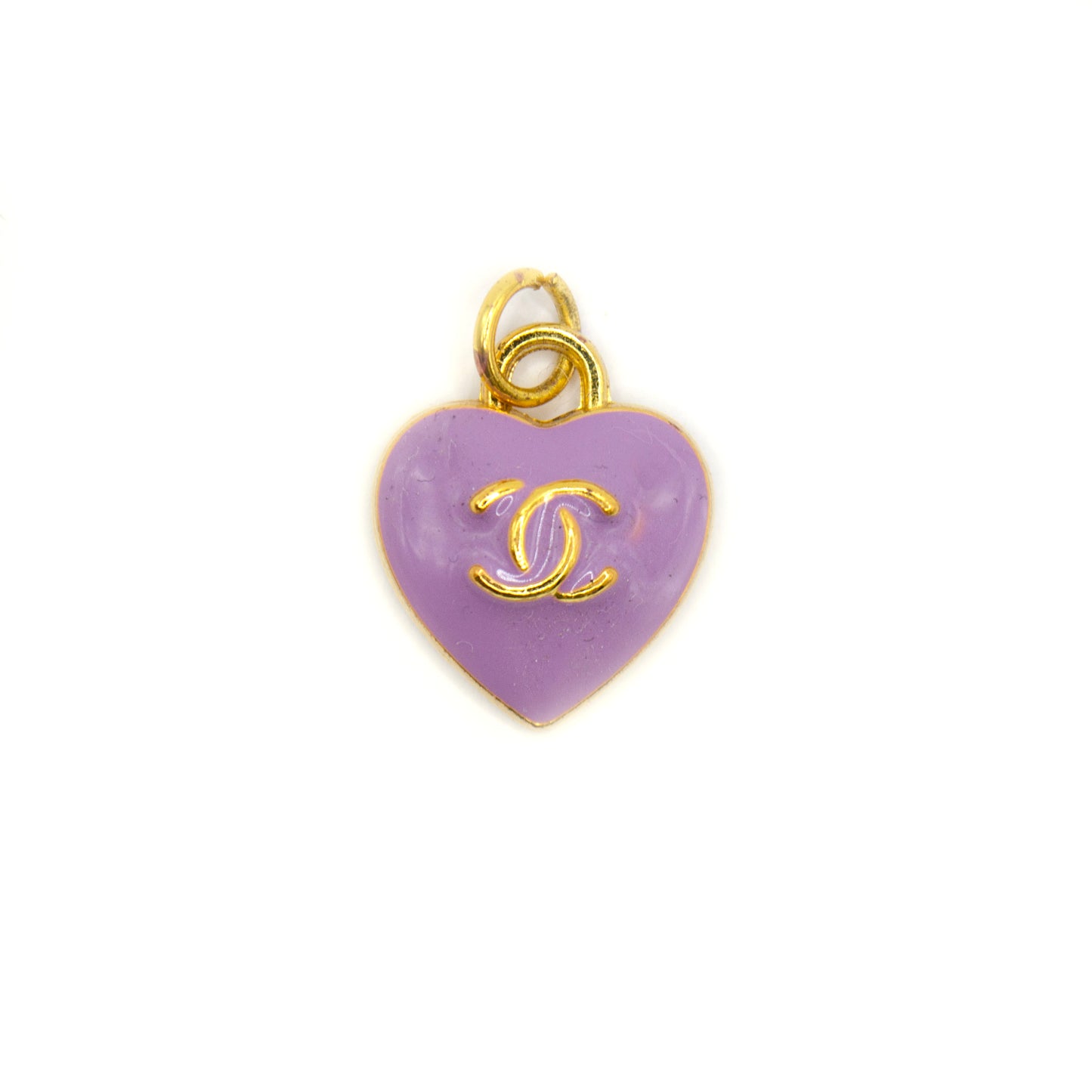 Designer Heart CC Initials Pendant