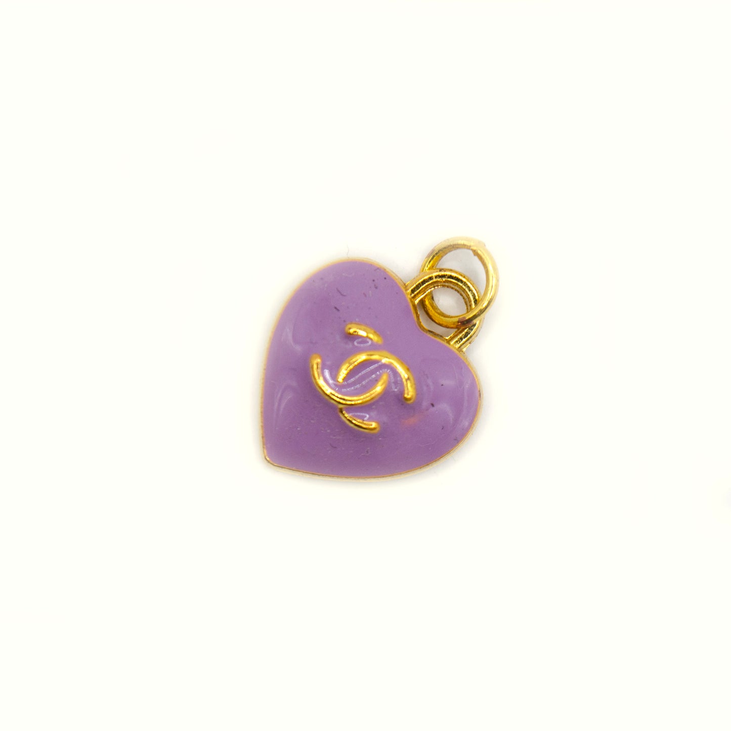 Designer Heart CC Initials Pendant