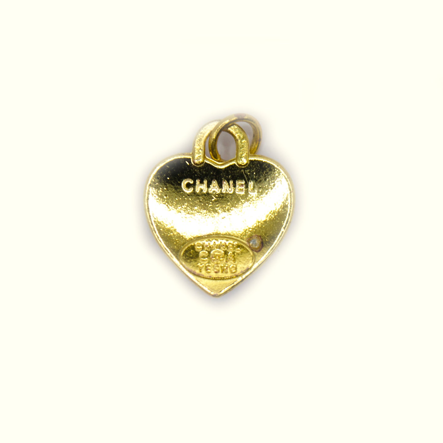 Designer Heart CC Initials Pendant