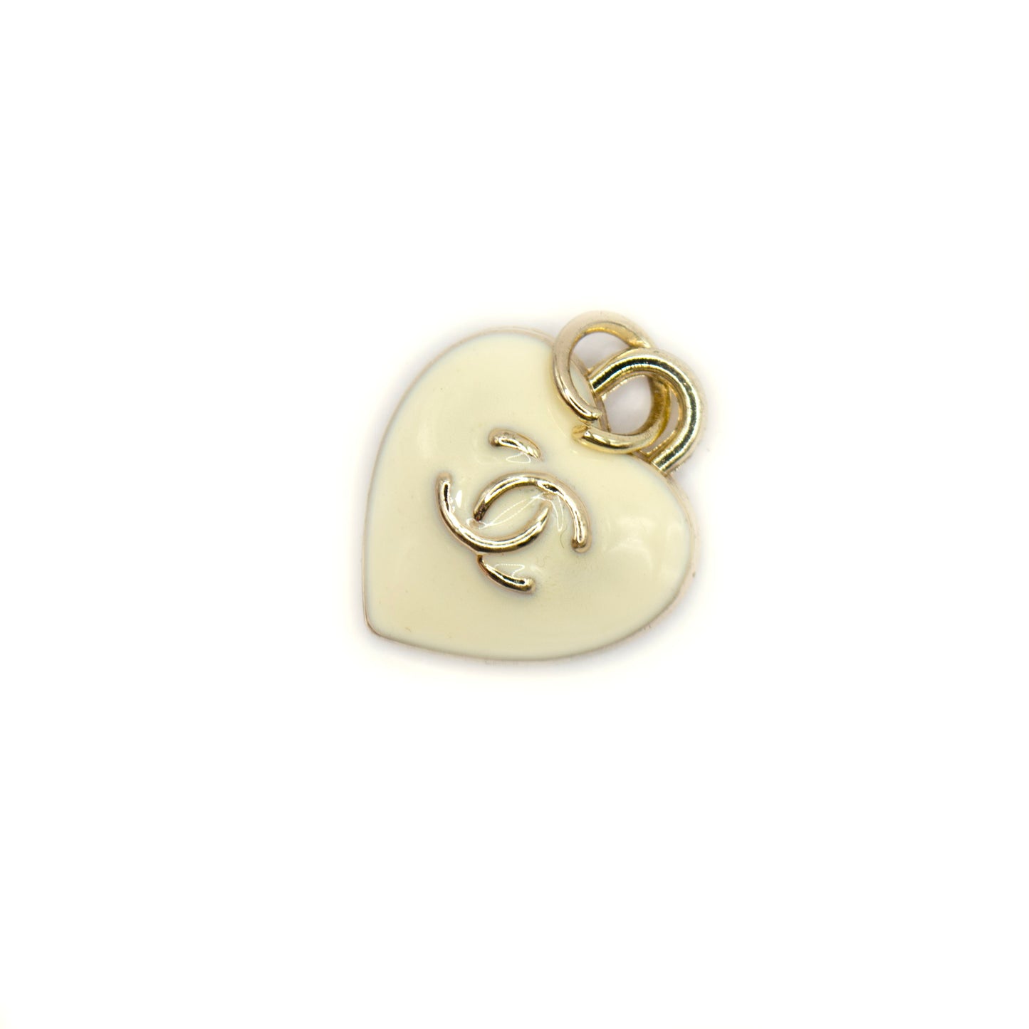 Designer Heart CC Initials Pendant