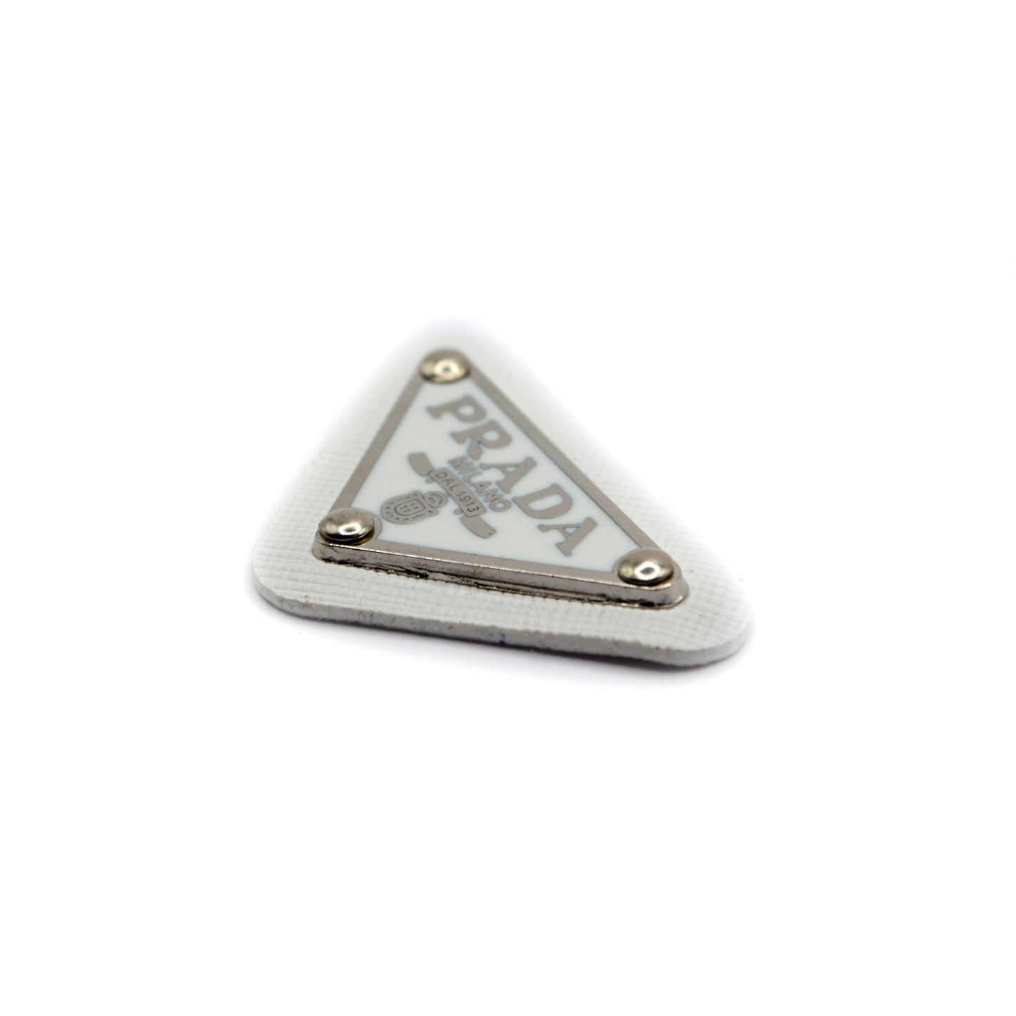 Prada Triangle Tag. with PU Base