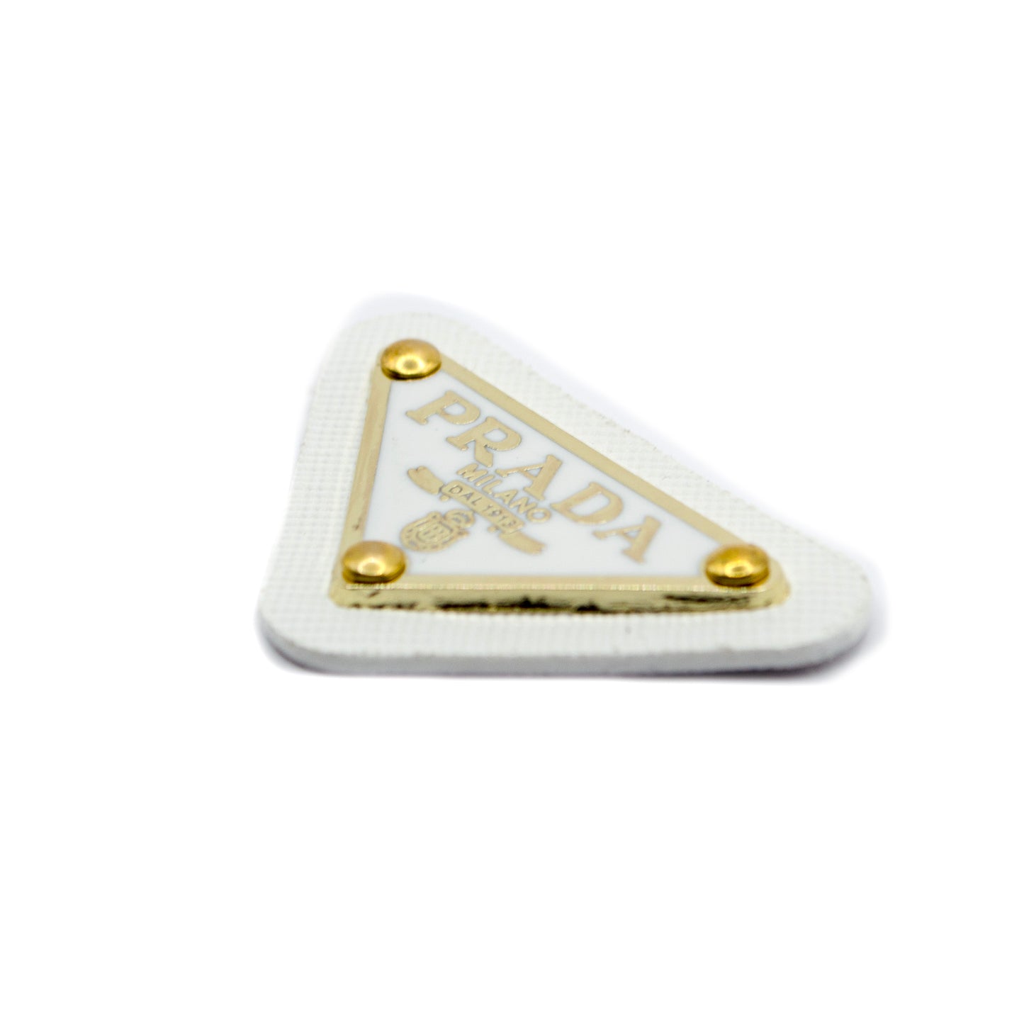 Prada Triangle Tag. with PU Base