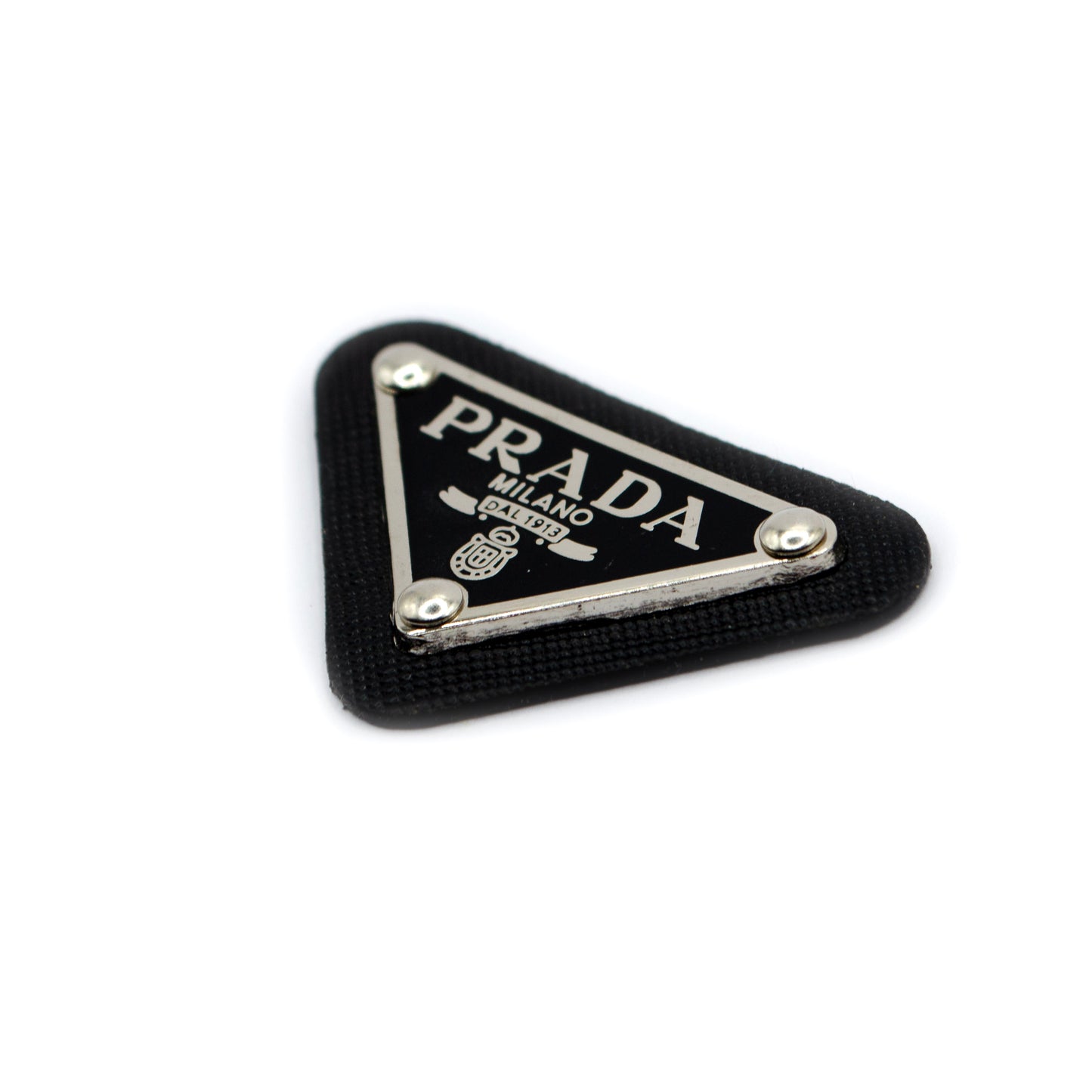 Prada Triangle Tag. with PU Base