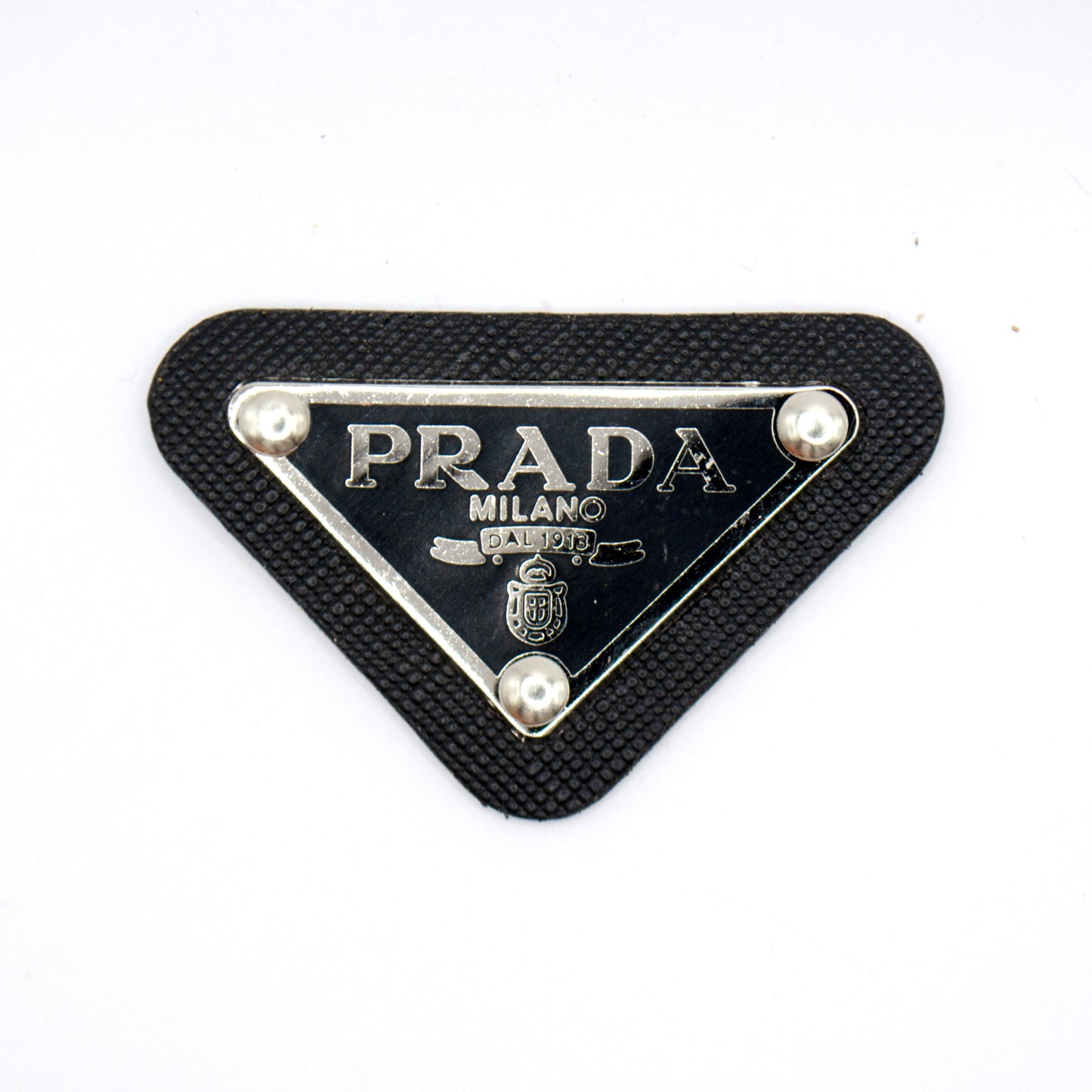 Prada Triangle Tag. with PU Base