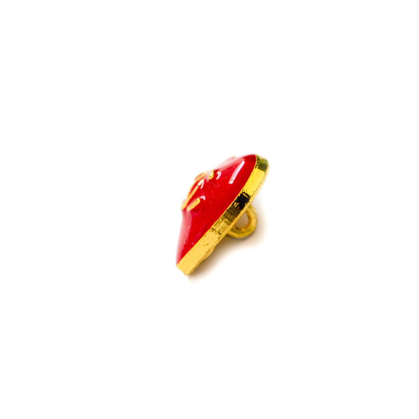 CC Heart  Metal Button