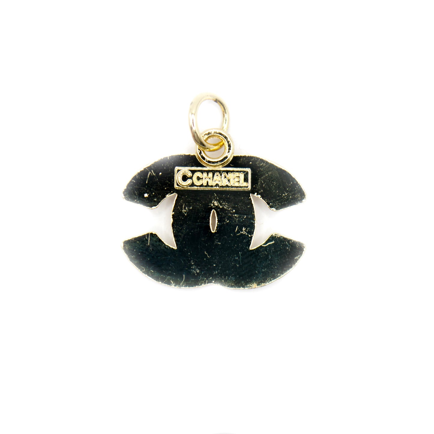 Designer Initials CC Crystals Pendant 22 mm