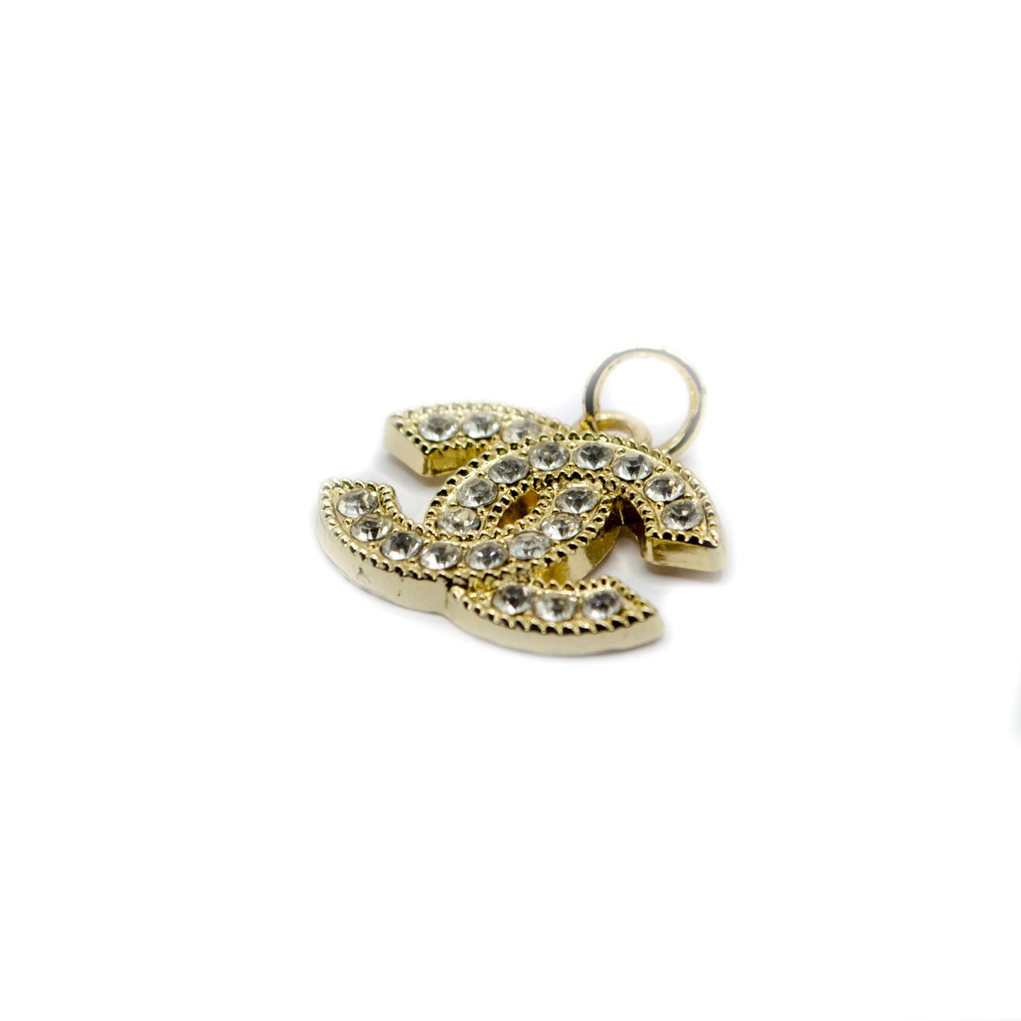 Designer Initials CC Crystals Pendant 22 mm