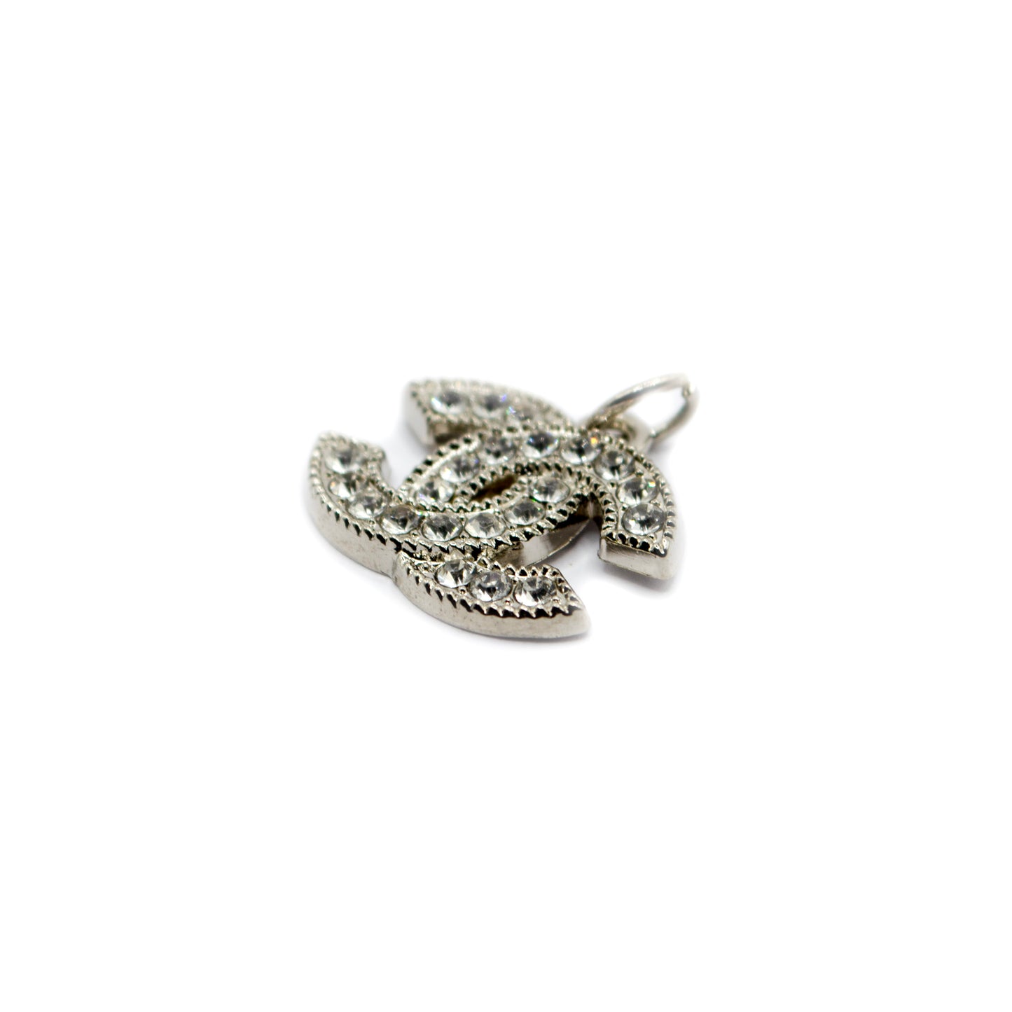 Designer Initials CC Crystals Pendant 22 mm