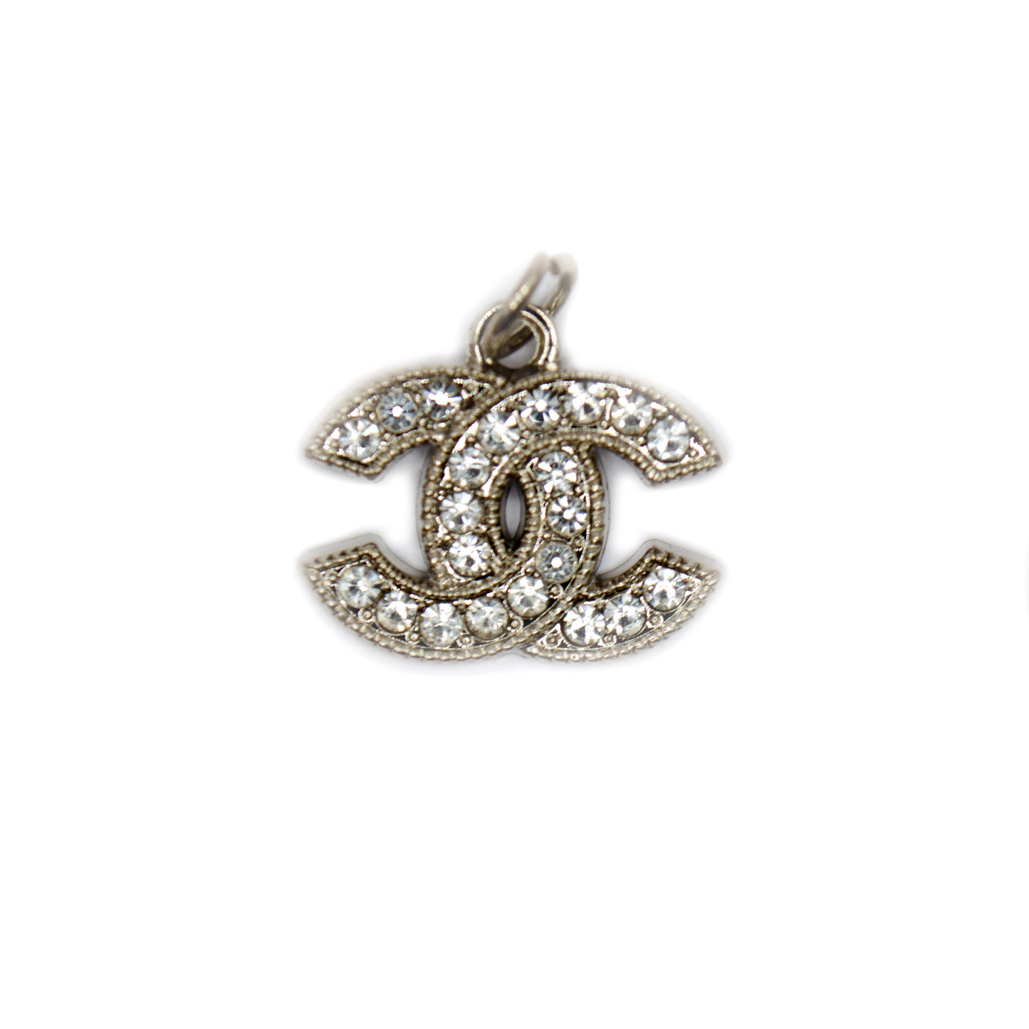 Designer Initials CC Crystals Pendant 22 mm