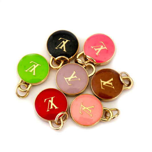 Designer LV Initials Charms