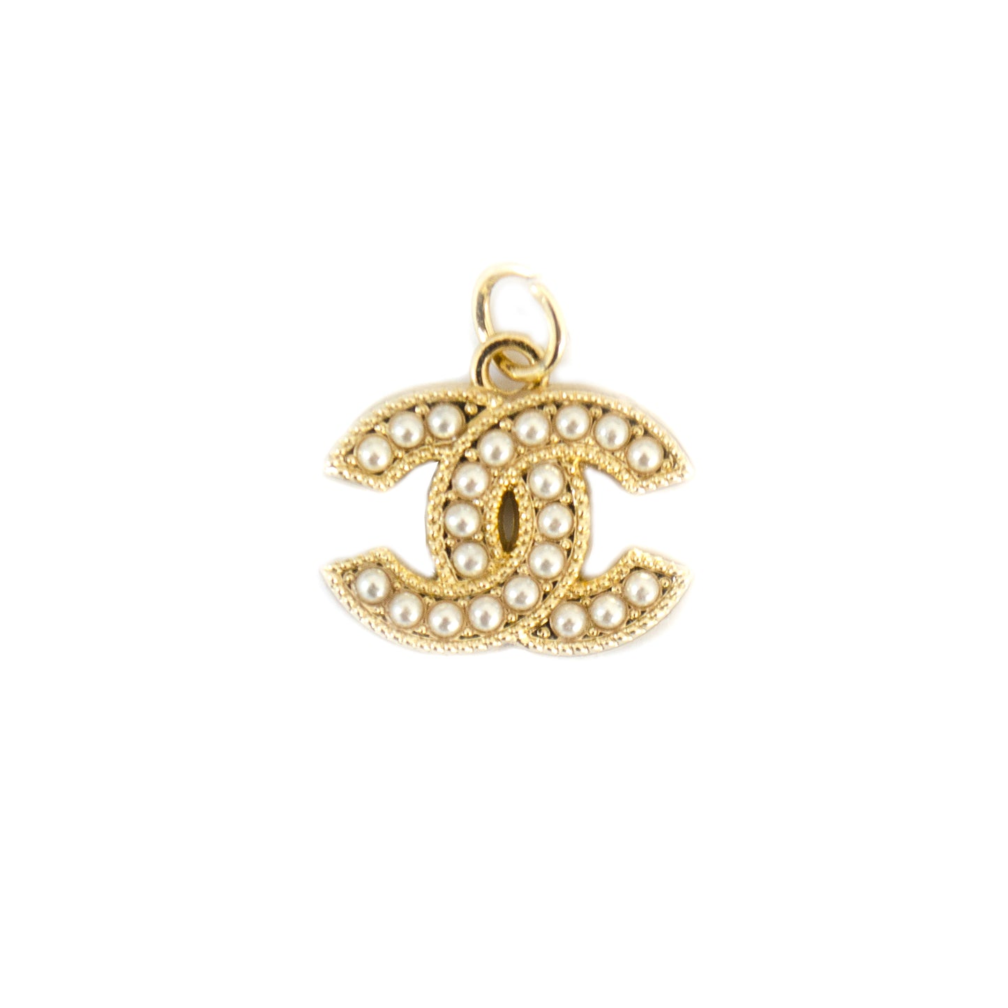Designer Initials Pearls Pendant 22 mm