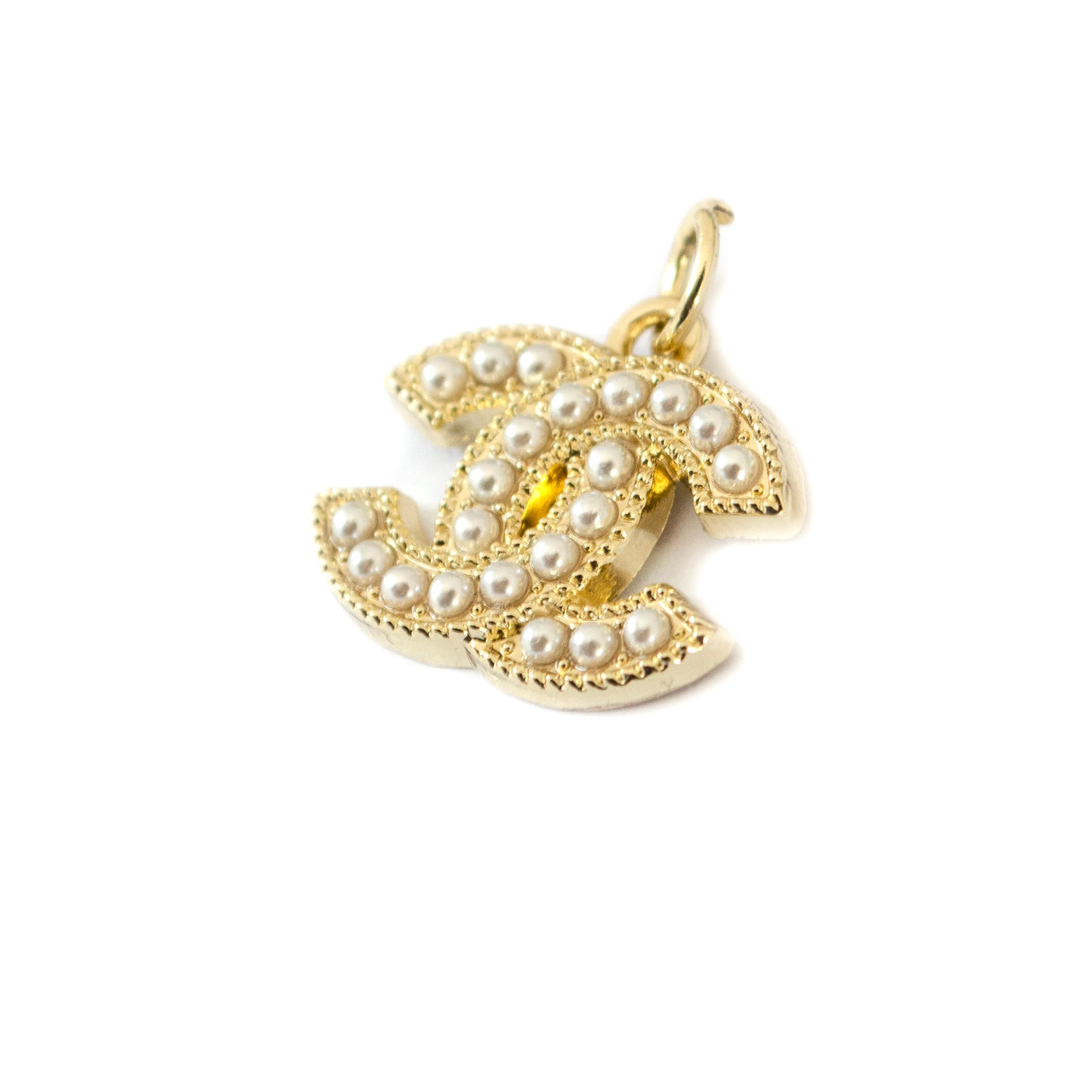 Designer Initials Pearls Pendant 22 mm