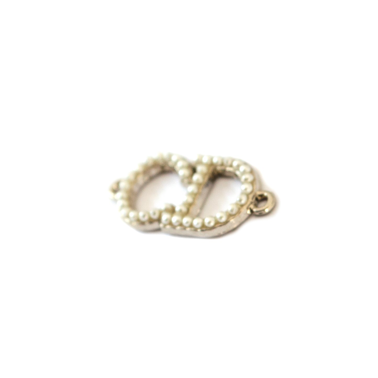 Initials Silver Metal Connector  2 Variants