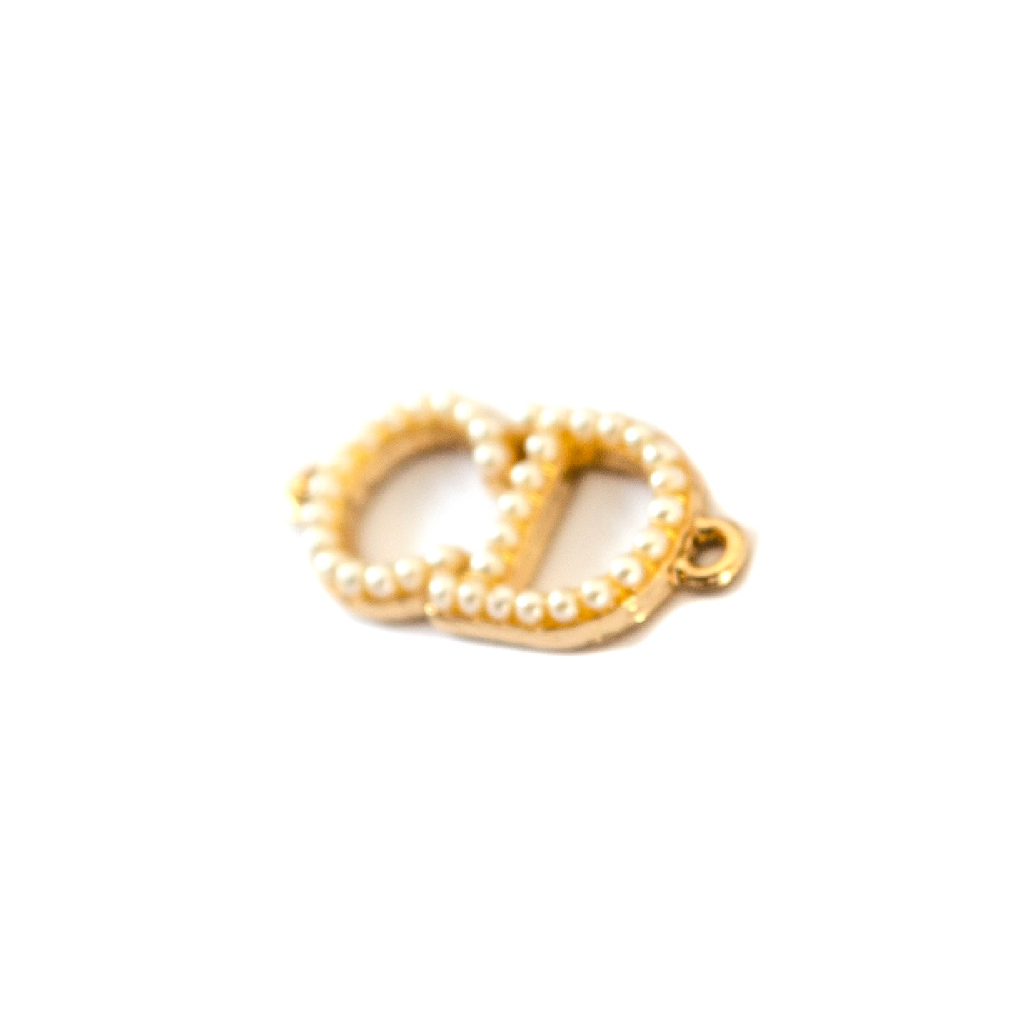 Initials Gold Metal Connector  2 Variants