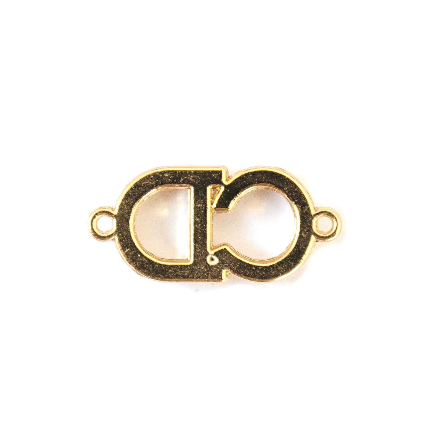 Initials Gold Metal Connector  2 Variants