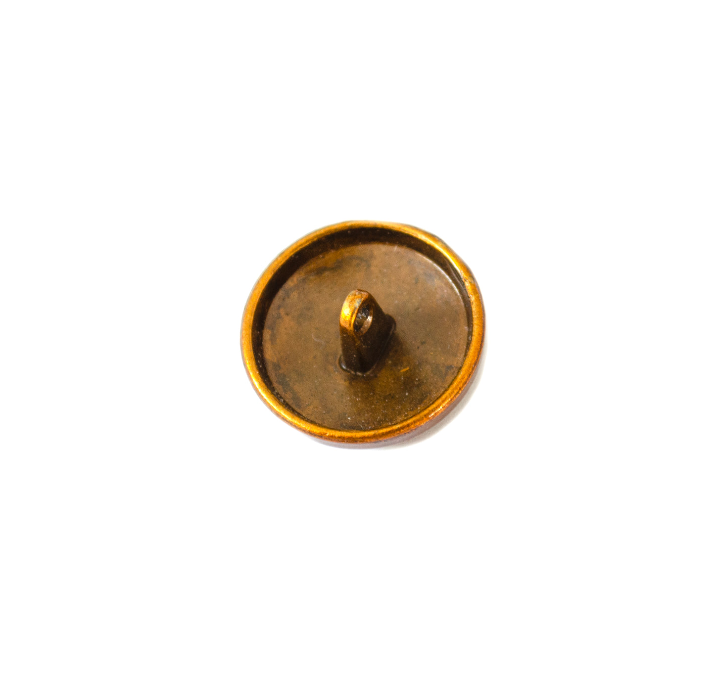 Designer Initials Bronze Colour Metal Button . 2 Colours