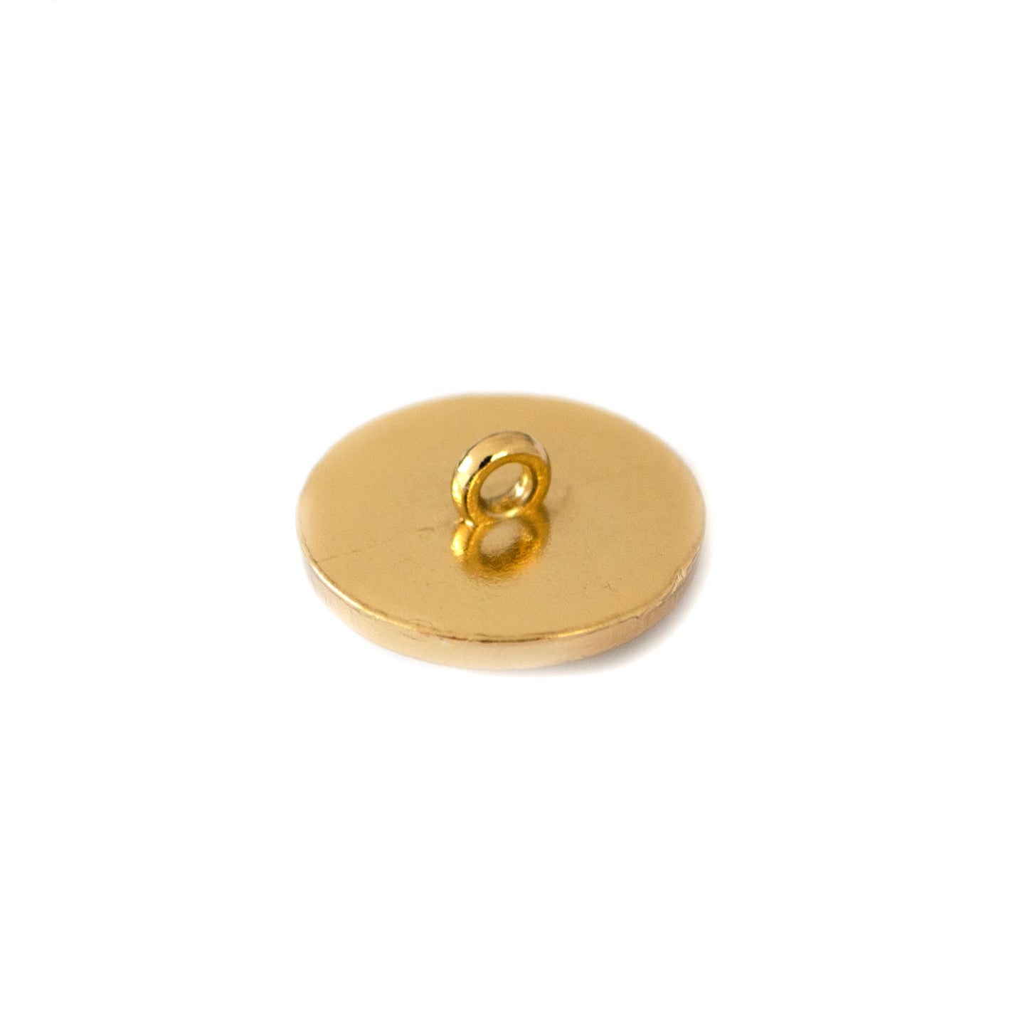Medusa White Gold Colour Metal Button . 2 Sizes